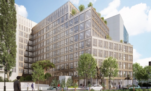 Rivage à Puteaux, l'un des immeubles de STE