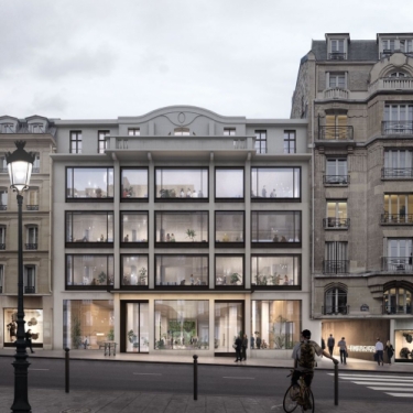 Vue du futur 51 Lemercier, Paris 17.  Vue du futur 51 Lemercier, Paris 17.