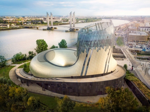 La Cité du Vin à Bordeaux. 