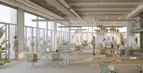 Le 31-35 Poncelet dans le 17e arrondissement de Paris. © DATA Architectes Le 31-35 Poncelet dans le 17e arrondissement de Paris. © DATA Architectes