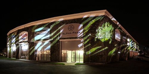 Alpha Park II et son mur végétal © Compagnie de Phalsbourg