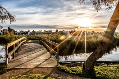 Le domaine hôtelier de l'Auberge Cavalière du Pont des Bannes, en Camargue