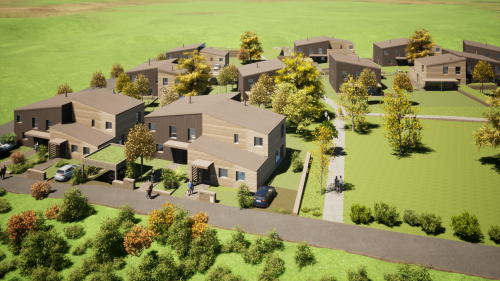 Le projet des Constructeurs du Bois à Villerupt. © LCB