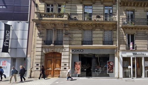 Le 134 rue de Rennes, loué à Kiko. 