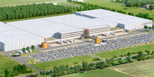 Plateforme Zalando à Lahr. © Goodman Group