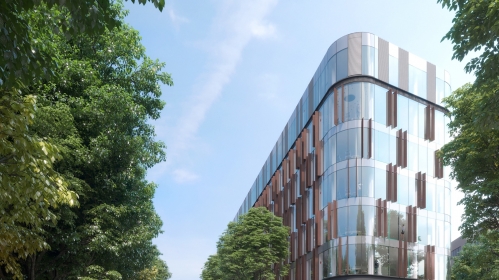 Le 55 Charles de Gaulle à Malakoff, ancien et futur site de Safran. © DR