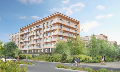 La future résidence Ecla à Lomme.  La future résidence Ecla à Lomme.