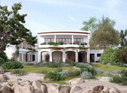 Le projet hôtelier place de la Liberté, au Cap Ferret