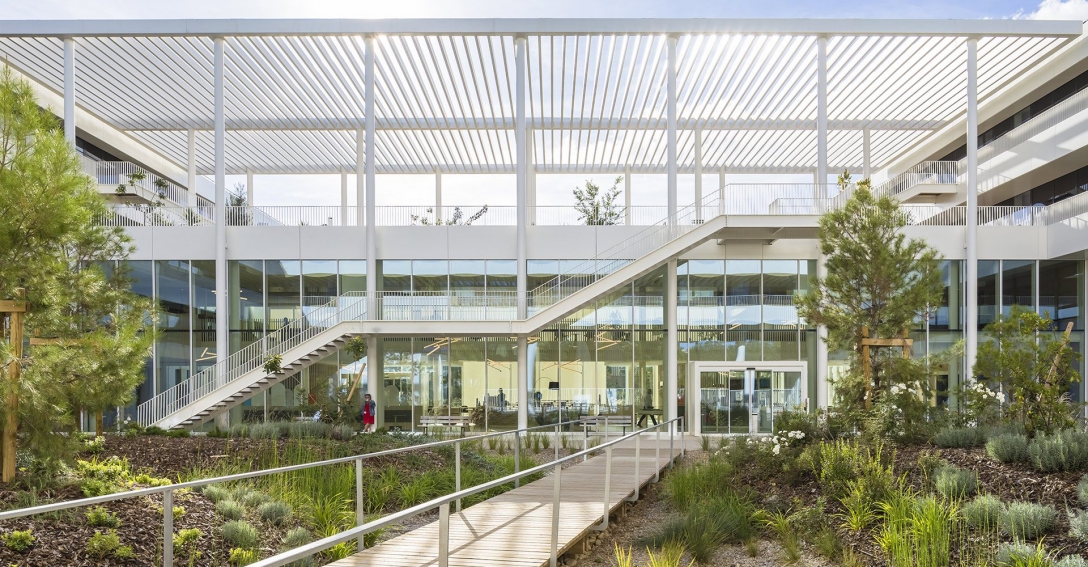 Le Patio à Montpellier, siège local d'Orange