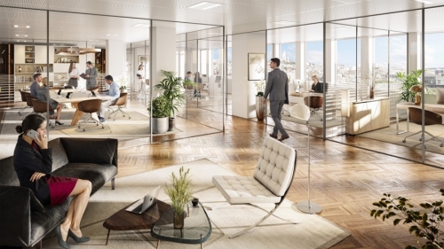 Signature, situé rue du Rocher, dans le 8e arrondissement de Paris. 