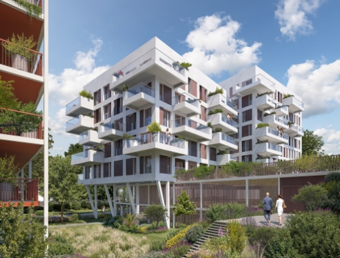 La résidence Terra Alba à Montpellier. © Les Nouveaux Constructeurs La résidence Terra Alba à Montpellier. © Les Nouveaux Constructeurs