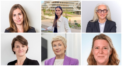 Floriane Menguy, Laurence Desmazières, Marie-Laure Leclercq de Sousa, Caroline Delgado-Rodoz, Anne Schwartz et Astrid Weill