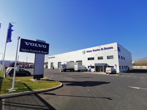 L'actif exploité par Volvo Truck situé 4 rue de Johanne à Grand-Couronne (Normandie) ©Iroko