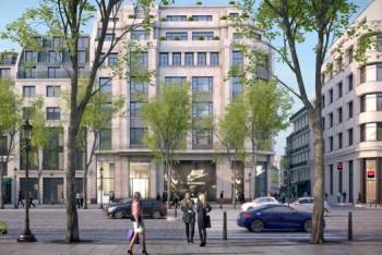 Le 79 Champs-Élysées, propriété de Norges Bank IM occupée par Nike.