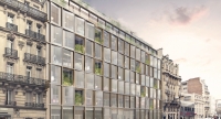 La façade de Mondo, Paris 17. © Gecina