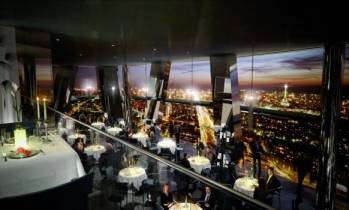 Le futur restaurant des tours Hermitage Plaza, à La Défense