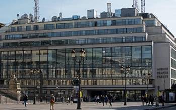 Le siège de l'AFP, place de la Bourse