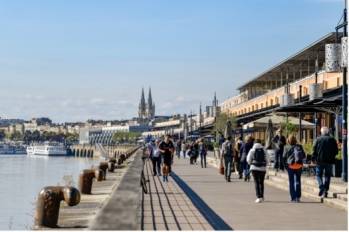 Le nouveau visage de Bord'eau Village, actif mixte en bord de Garonne. 