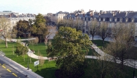 La place Gambetta à Bordeaux. 