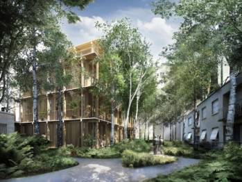 La résidence Saint Mandé, un projet de réalisation de 13 logements en bois sur un site existant à Paris 12 (livraison au T2 2020).
