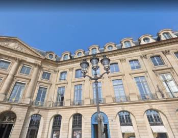 Le 9 place Vendôme, propriété de NBIM à Paris. © Google Maps