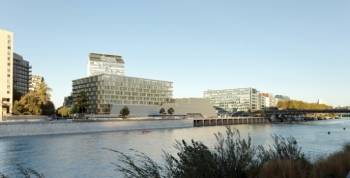 Le 57 Métal accueillera les équipes de BNP Paribas Real Estate dès 2022. © Artefactorylab/BNP Paribas Real Estate/Dominique Perrault Architecte
