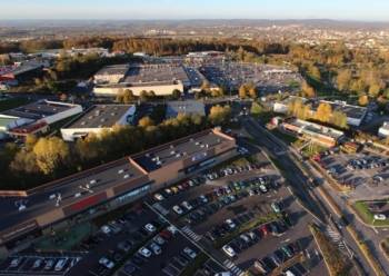 La Francheville, un des trois retail parks repris par Imocom Partners. 