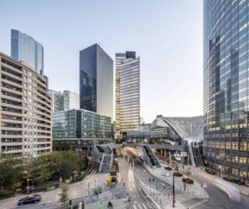 La tour Trinity, livrée début 2021 à La Défense.