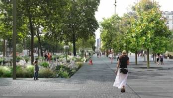 Les Allées de Neuilly, avenue Charles de Gaulle. 