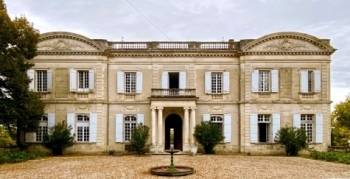 Le château de Marcellus, près de Bordeaux.