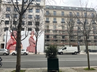 Le 35 Montaigne à Paris en travaux. 