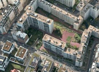 Le vaste complexe résidentiel du 148-152 Lourmel à Paris 15