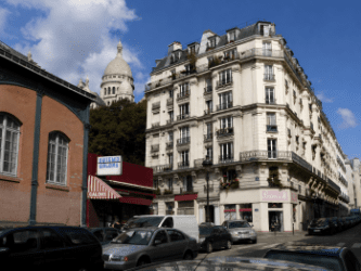 Le 3 Charles-Nodier dans le 18e arrondissement de Paris. © Wikimedia