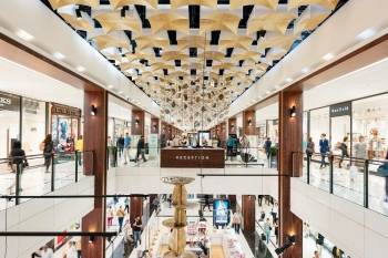 Le centre commercial Westfield Parly 2, au Chesnay, dans les Yvelines. © URW