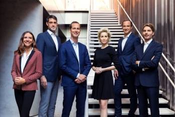 L'équipe de Panattoni France, désormais composée de six personnes. 