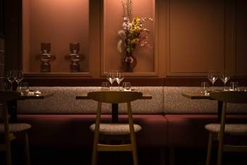 Le restaurant Sphère au 18 Boétie à Paris. 