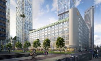Le siège social de la poste néerlandaise repris à La Haye par Perial AM en 2021. © Life Makes Sens