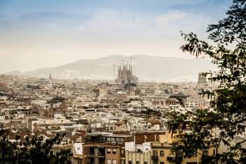 Vue de Barcelone.