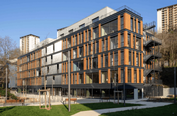 L'immeuble du 55 ter avenue René Cassin, à Lyon. 