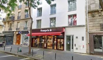 Le Franprix de la rue Caulaincourt, Paris 18. © Google Maps