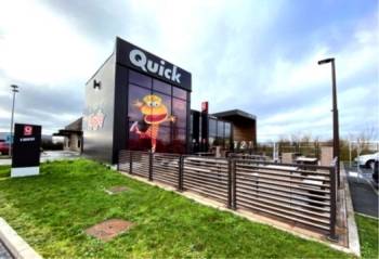 L'un des restaurants Quick acquis par Sogenial Immobilier. 
