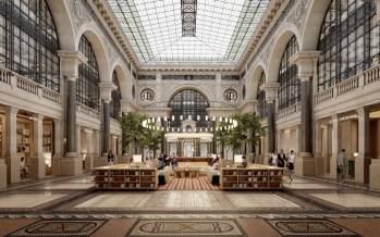 L'atrium du 14 Bergère. © PCA Stream
