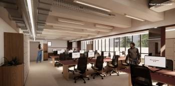 Vue intérieure du Passage 54, Faubourg Poissonnière, à Paris 10. 