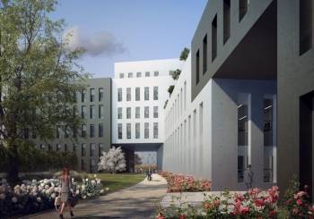 Aperçu de l'immeuble de bureaux Be Flex après livraison