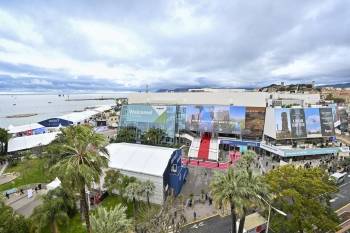 Le Mipim au Palais des festivals de Cannes. © S. d'HALLOY / IMAGE&CO