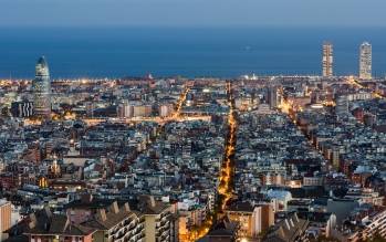 Le quartier de l'Eixample à Barcelone. © Maciek Lulko