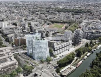La tour Keïko à Issy-les-Moulineaux. 