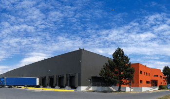 La plateforme logistique de Montsoult. 