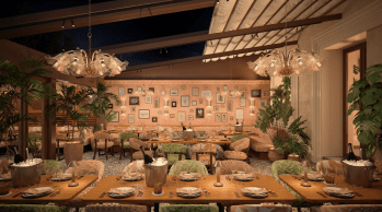 Le restaurant Pablõ à Saint-Tropez. 