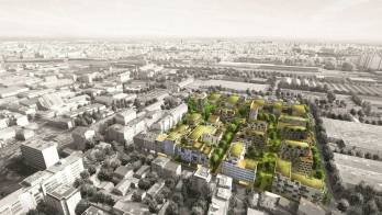 L'ilôt Canopéa, dont les travaux ont été lancés par le promoteur lyonnais em2c.